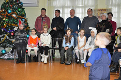 Рождественский утренник, выступление детей