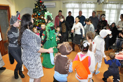 Рождественский утренник, выступление детей