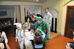 Рождественский утренник, выступление детей
